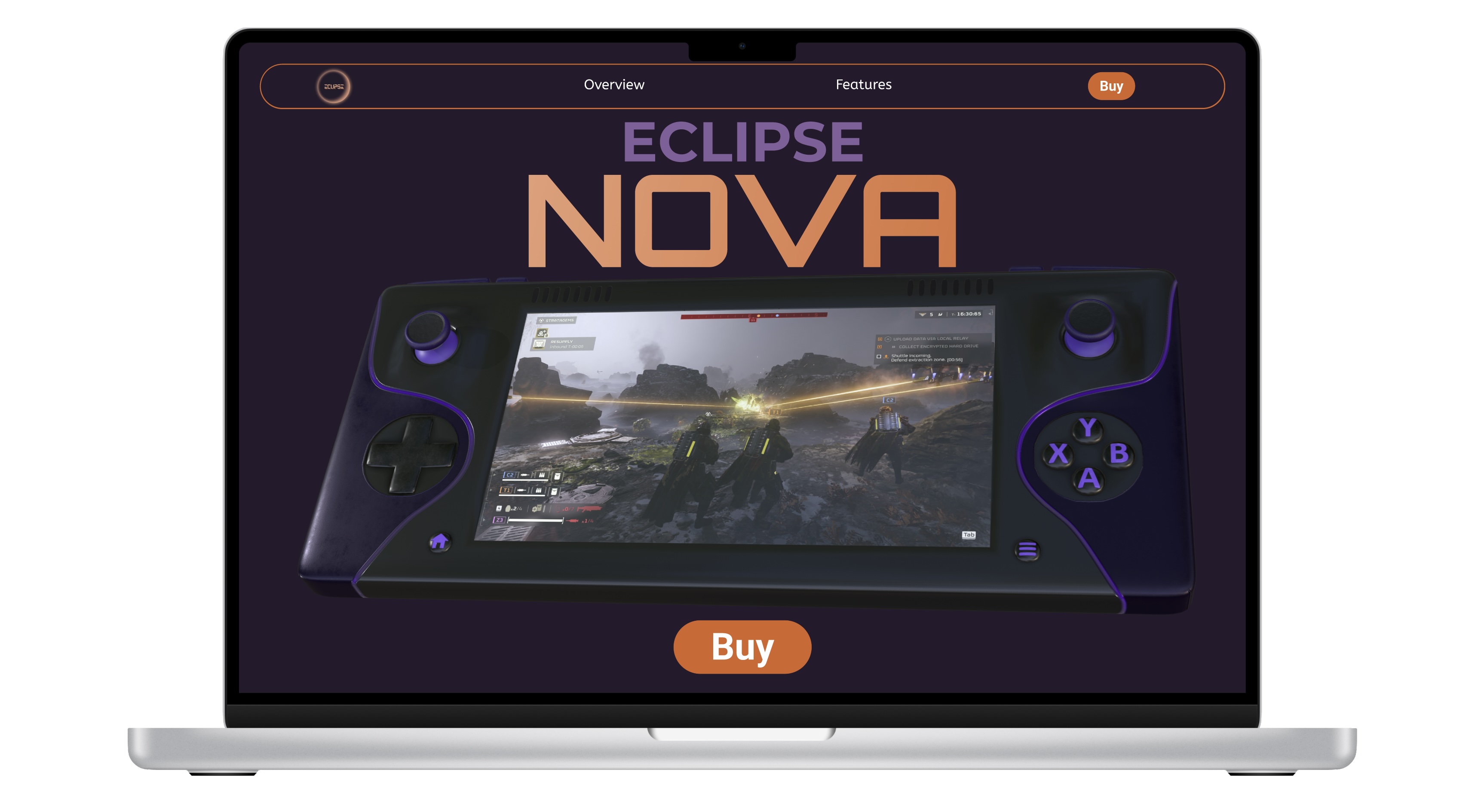 Eclipse gaming device marketing site